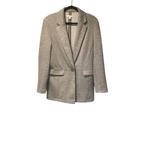 TopShop Women's Gray Blazer Coat
